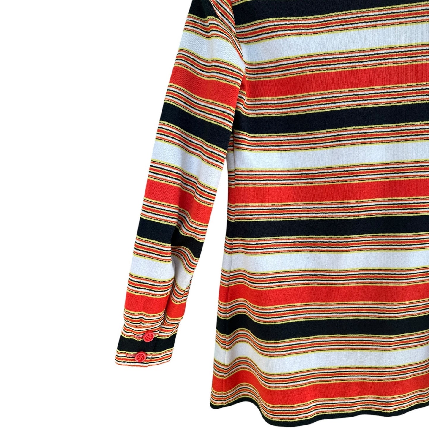 Vintage 1970s Act III Long Sleeve Polyester Dagger Collared Button-Down Shirt - Size: M/L