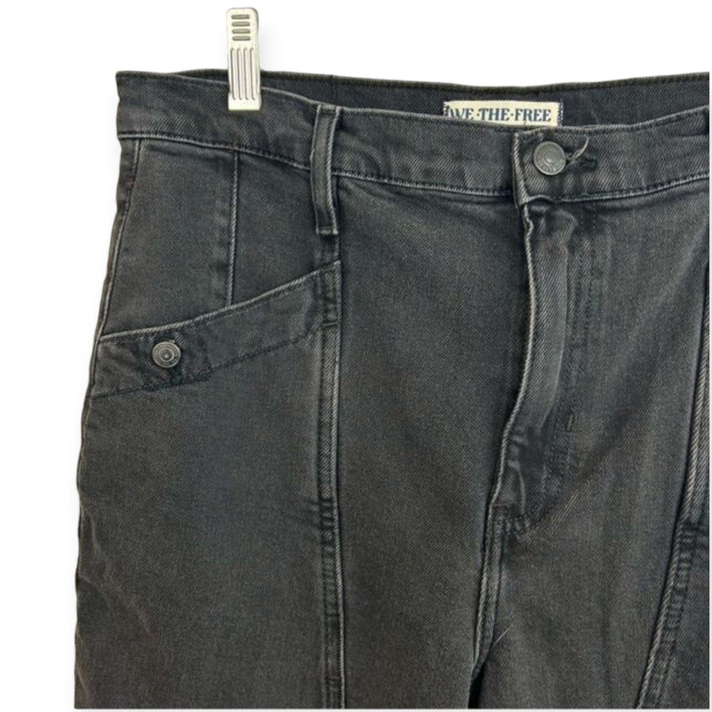 Free People Beacon Mid Rise Slim Crop Jeans - Size: 27