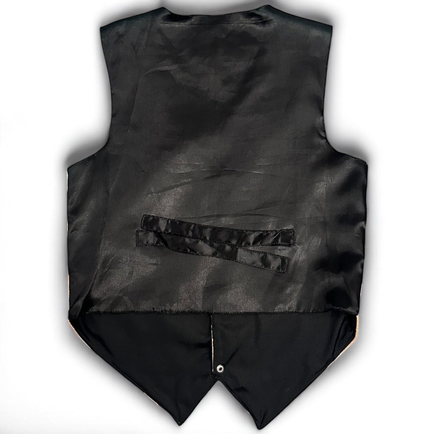Vtg 90s MISCHIEF Men’s Suede Western Biker Leather Vest - Size: Small