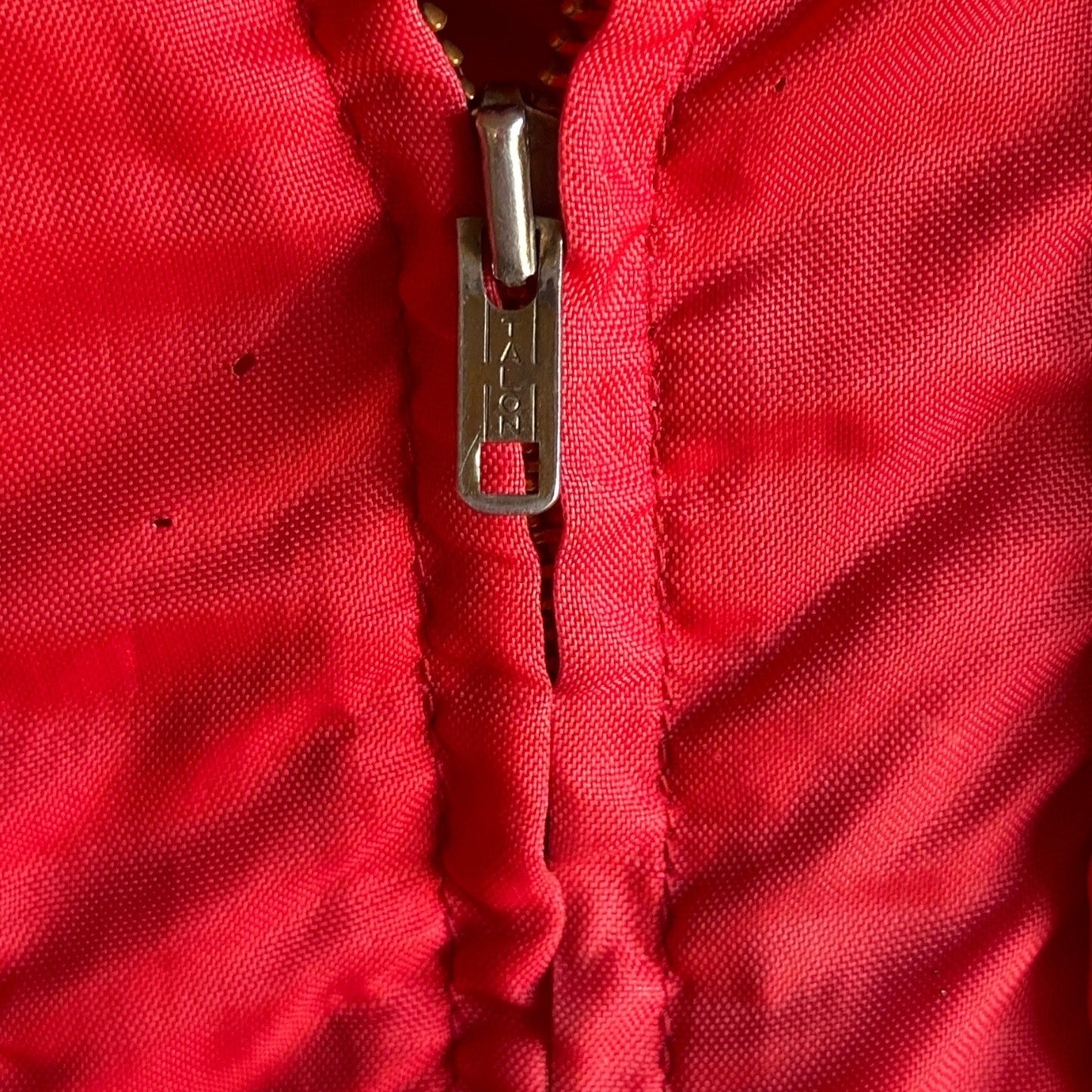 Vintage 70s Conoco Red Quilt-Lined Work Jacket – Size L