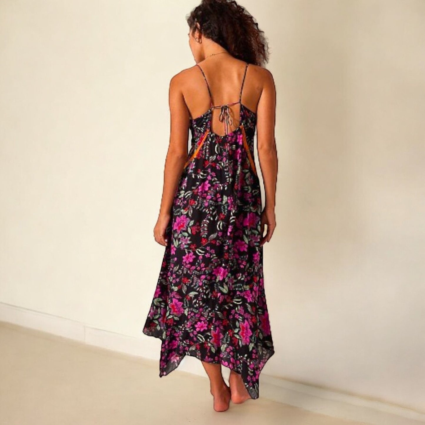 NWT Free People There She Goes Printed Maxi Slip Dress | Size: XS-S