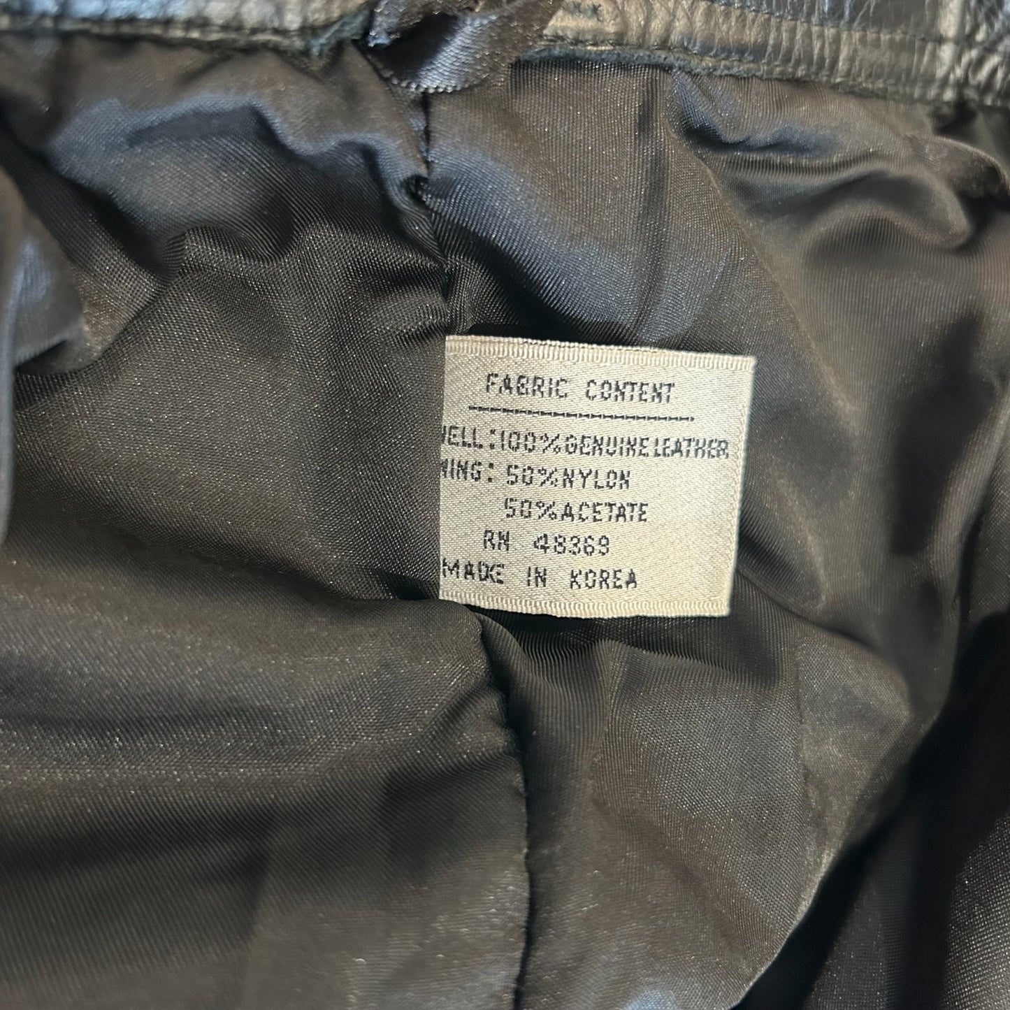 Vintage 80s Black Leather Pants High Waisted Pleated Jogger Cuff - Size S