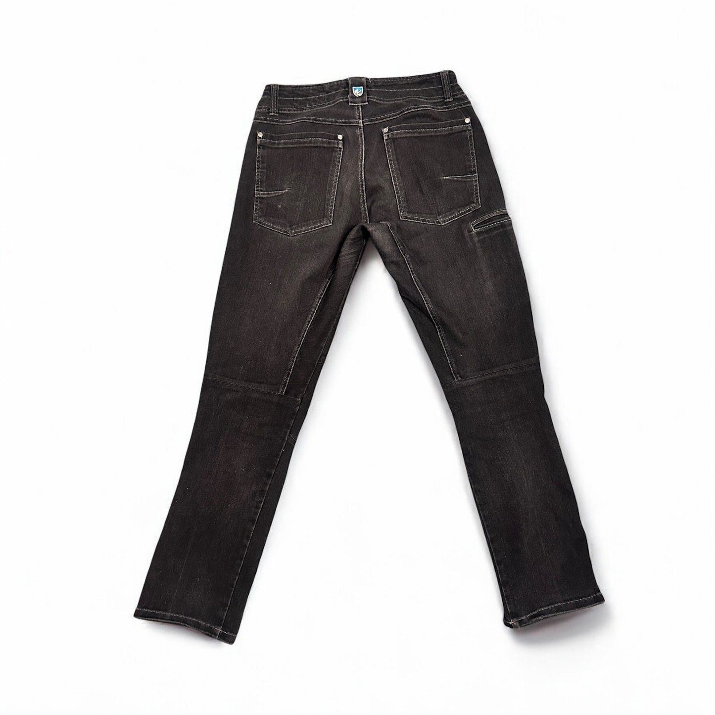 KÜHL Riot Jeans Men’s 32 Black Denim Y2K Rugged Utility Fit Vintage 2000s Grunge - Size 32