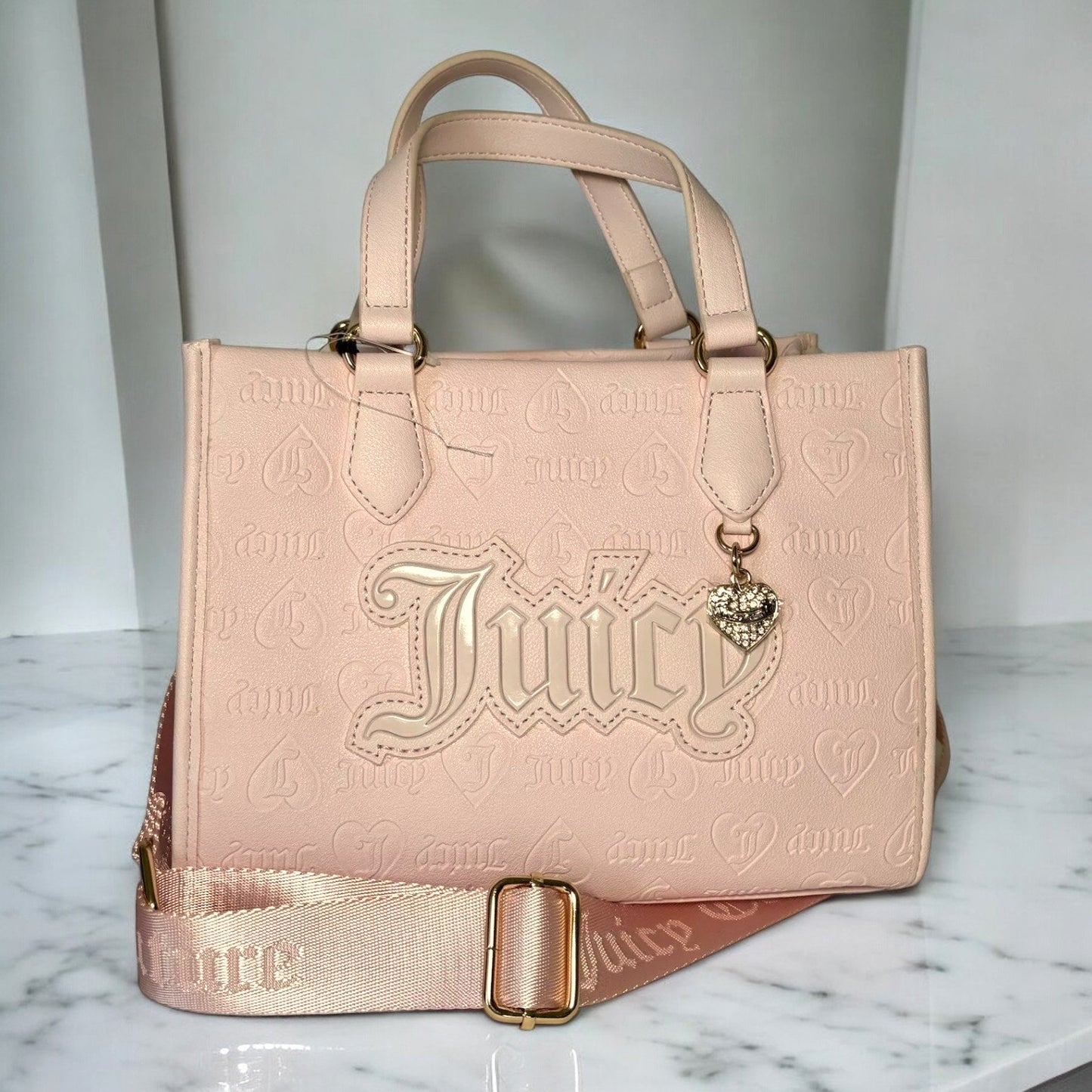 Juicy Couture Cafe Upgrade U Mini Tote Logo Bag New w/ Tags