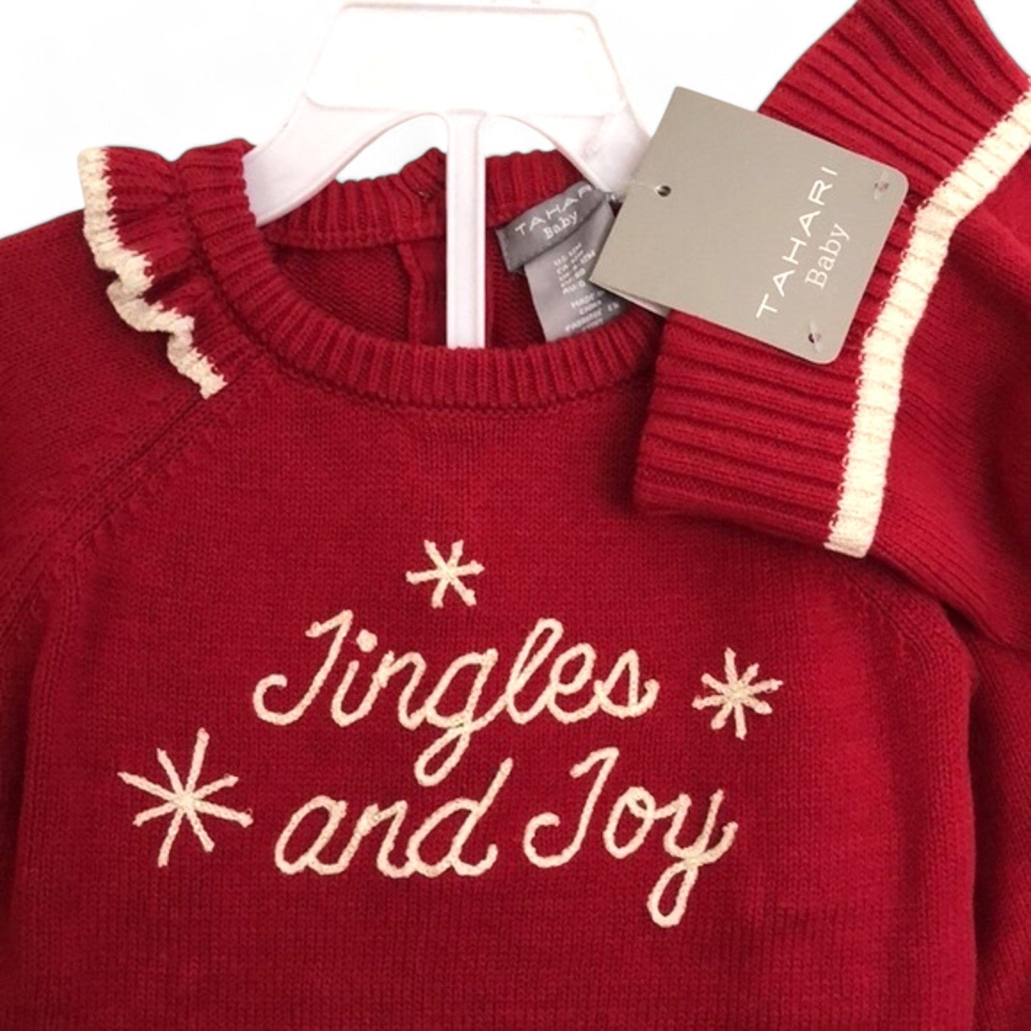 NWT Tahari Baby 3-Piece Christmas Sweater Outfit - Size 3-6 Months