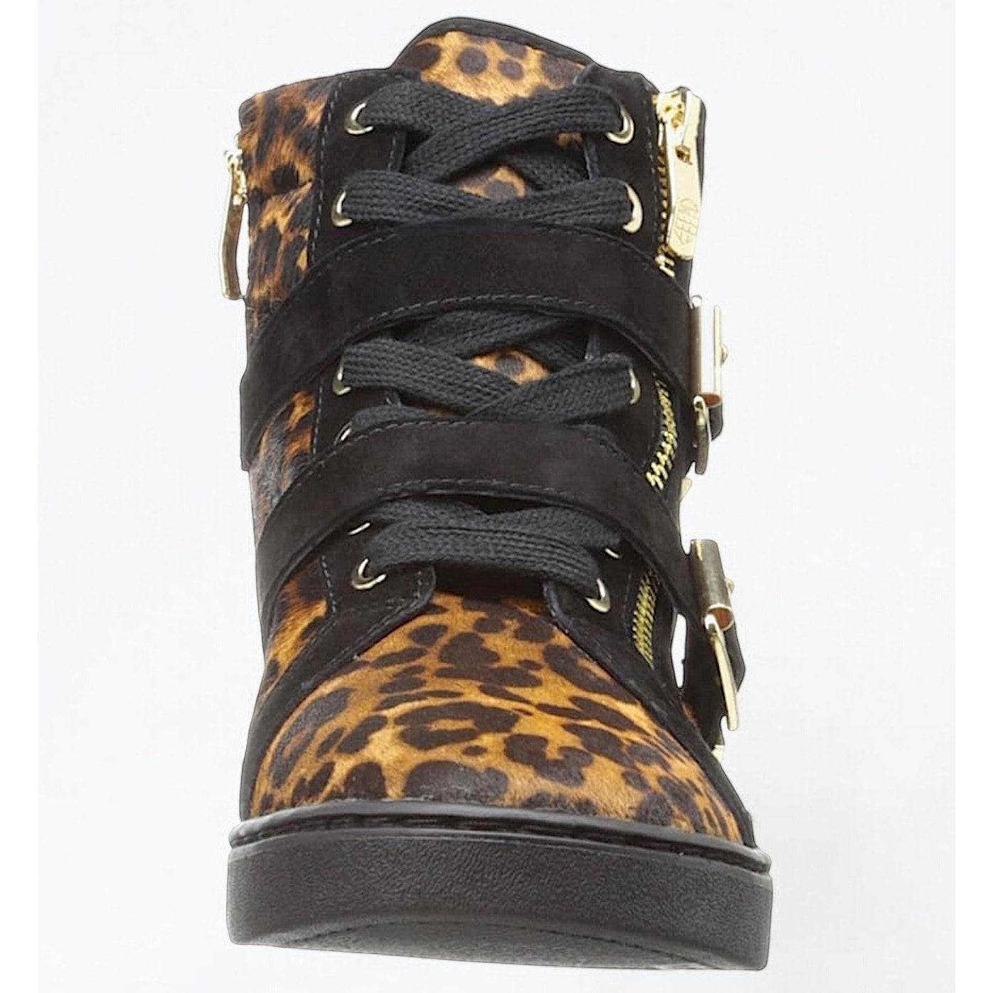 Vince Camuto Umily Brown Leopard Print High Top Sneakers – Size: 9