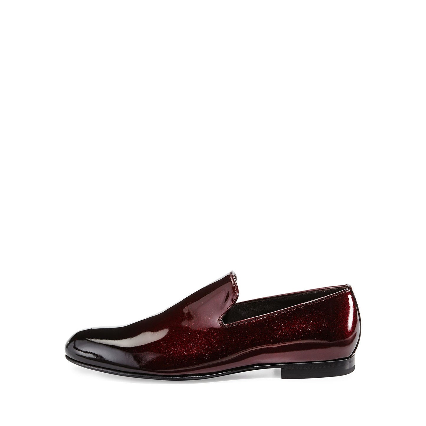 Jimmy Choo Sloane Men's Ombré Shimmer Patent Leather Slip on Loafers - Men’s US Size 12 (EU 45)